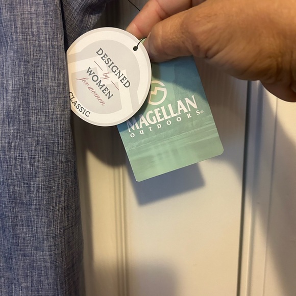 Magellan Outdoors Women's👱🏽‍♀️Aransas Pass Heathered Fishing🎣Top Sz XL - Picture 4 of 10